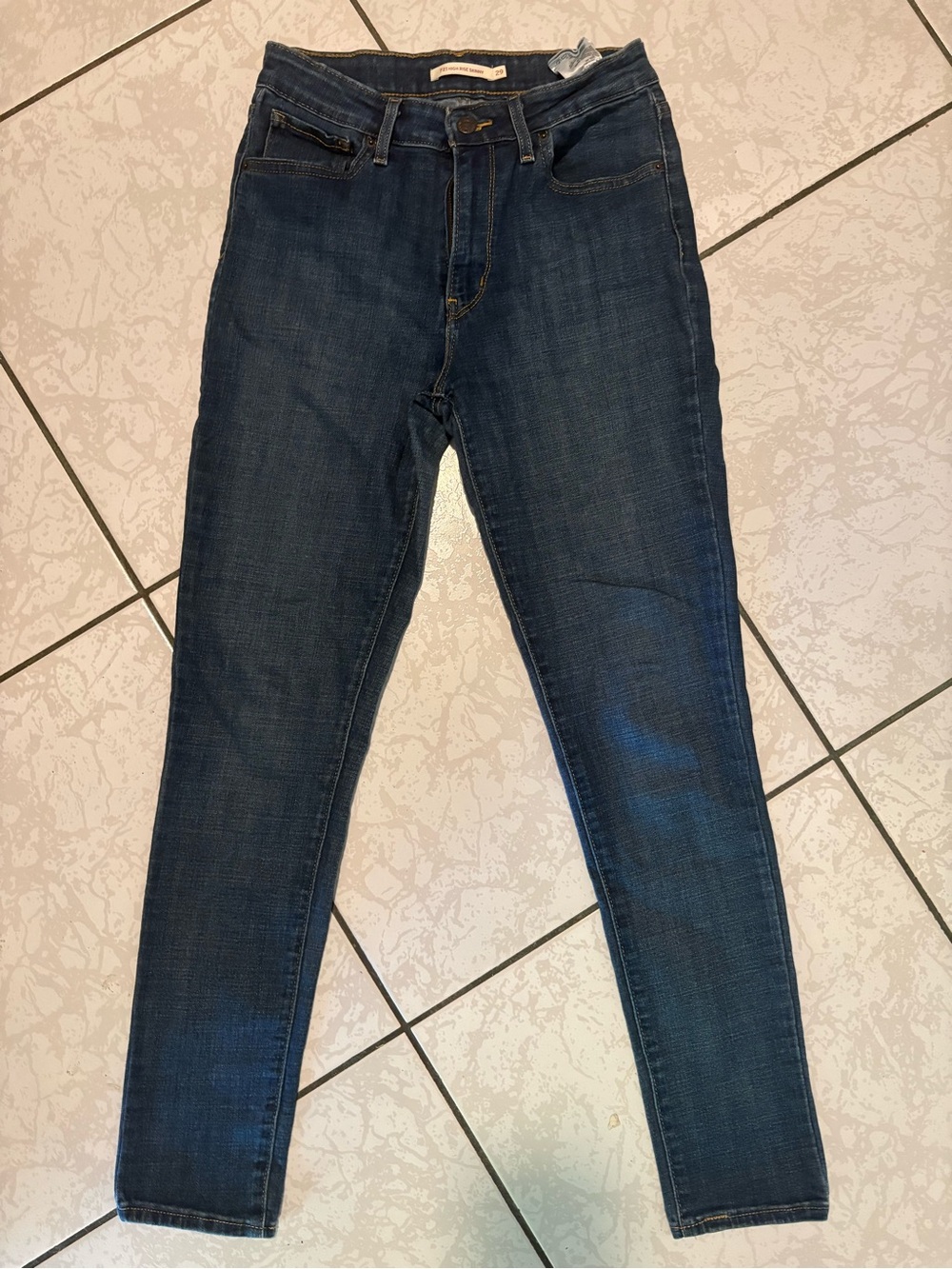 Levi's Dark Indigo Skinny Jeans